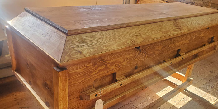pine casket